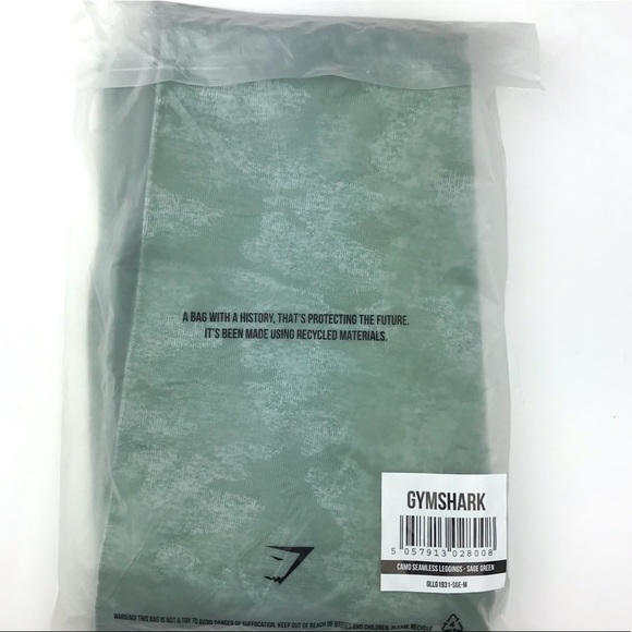 Gymshark | Green Camo Leggings NWT Medium - Picture 4 of 6